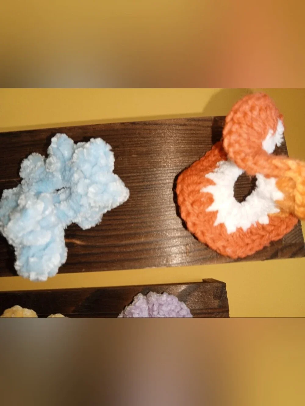 Handmade Crocheted Small Scrunchie Bundle in Pastel & Bright Colors